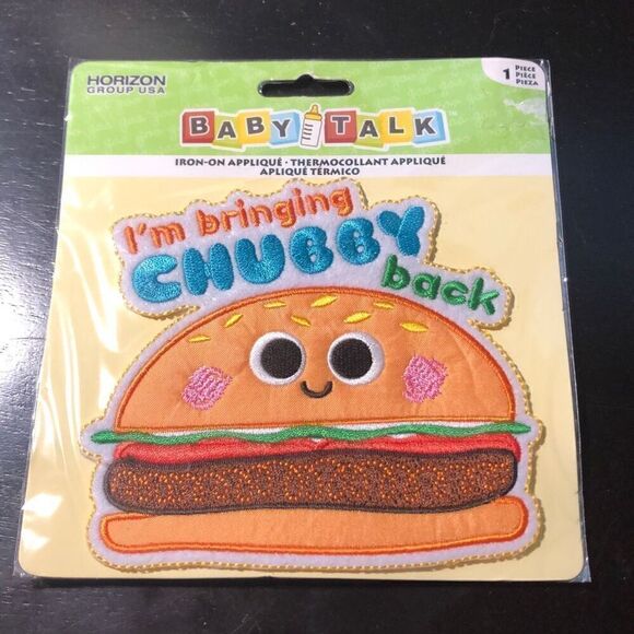 I’m Bringing CHUBBY Back Iron-On Patch New - Picture 1 of 2